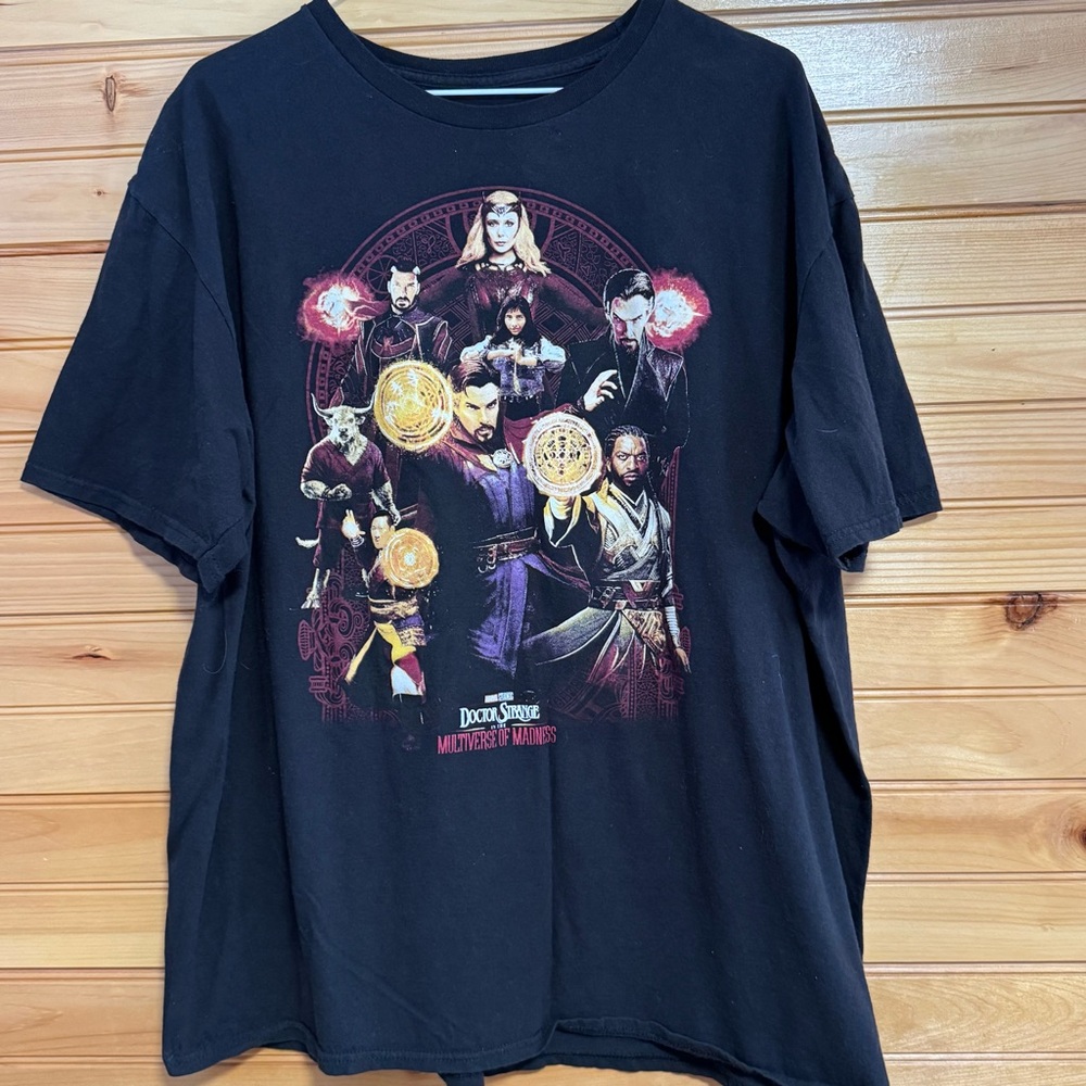 Marvel Doctor Strange Multiverse of Madness Black Graphic T-Shirt XXL